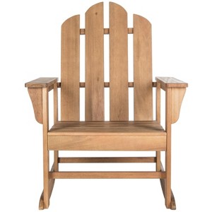 Moreno Rocking Chair Indoor/Outdoor - PAT7023 - Natural - Safavieh - 1 of 4