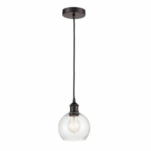 Athens - 1 Light Mini Pendant In Industrial Style-8.88 Inches Tall and 6 Inches Wide - 1 of 1