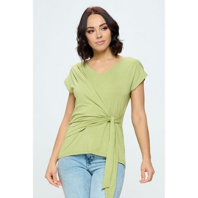 WEST K Women's Naomi Knit Wrap Top