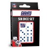 MasterPieces Officially Licensed NFL New York Giants - 6 Piece D6 Gaming Dice Set Ages 6 and Up - 2 of 4