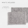 Soft Absorbent Chenille Bath Mat Rug with Anti-Skid Rubber Backing - Becky Cameron - 3 of 4