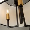Artcraft Lighting Coco 3 - Light Semi-Flush Mount in  Gold/Black - 2 of 4