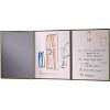 Ghent VisuALL PC Whiteboard Cabinet Fabric Bulletin Board Exterior Doors Gray GHE41302 - 2 of 4