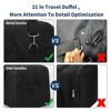 Generic Gym Bag for Men - 40L Travel Duffel Bag Sport Duffle Bags for Weekend Overnight with Bottom Support (Black） - 2 of 4