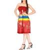 LA LEELA Women's Tube Dress Top Evening Dress One Size Tart Palm Tree - 2 of 3