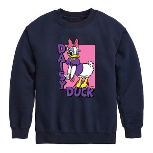 Boys' - Disney - Daisy Duck Graphic Long Sleeve Fleece Sweatshirt - 1 of 4