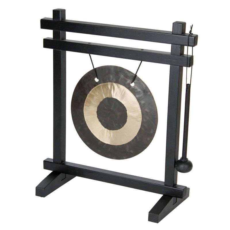 Woodstock Wind Chimes Signature Collection, Woodstock Desk / Table Gong Brass Wind Gong, 1 of 9