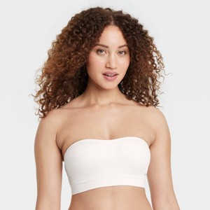 Women's Seamless Lightly Lined Bandeau Bra - Auden™ - 1 of 4