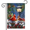 Briarwood Lane Winter Garden Flag 12x18 For Outdoor Winter Glow Cardinals For Winter Garden Flag Flags For Outside - 2 of 4