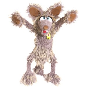 Living Puppets: Artie The Coyote - 27" Large Plush Hand Puppet, Handmade Pal - 1 of 4