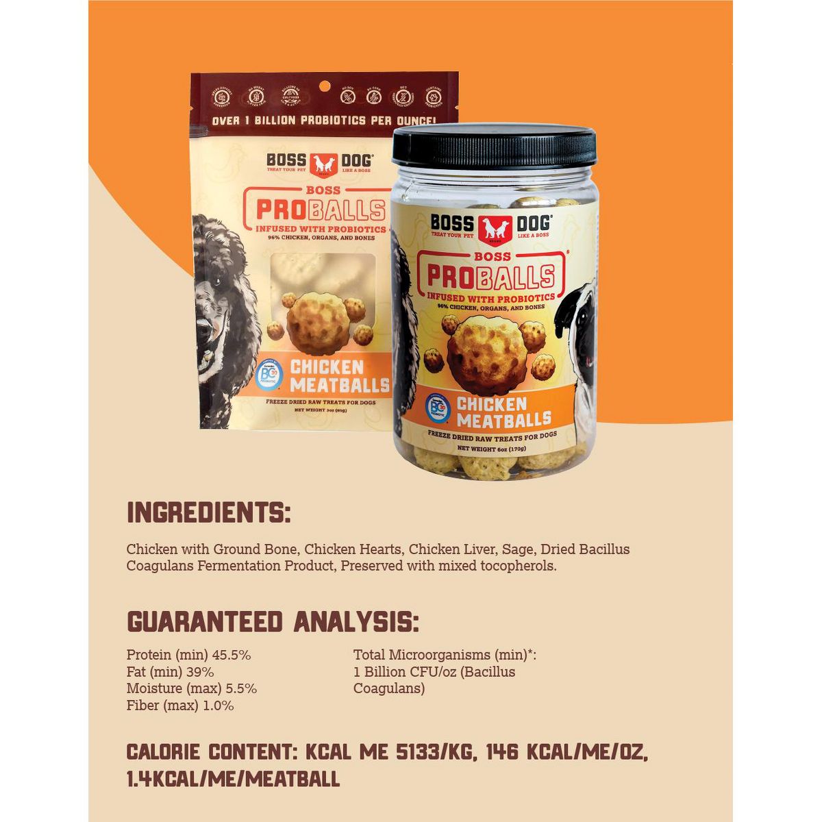 Boss Dog Proballs Treats w/ Probiotics - thumbnail 6