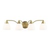 Livex Lighting Somerville 4 - Light Vanity in  Antique Brass - 2 of 4