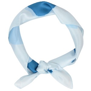 Anna-Kaci Silk Feeling Hair Scarf Small Square Satin Head Scarf Neckerchief Women 23 Inches - 1 of 4