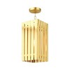 Livex Lighting Greenwich 1 - Light Pendant in  Satin Brass - 2 of 4