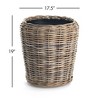 Plum & Post Woven Dry Basket Planter 17.75" - 3 of 3