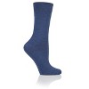 Women's Solid Navy Mix Crew Sock | Size Women's 5-9 - Navy - 2 of 4