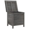 vidaXL Patio Storage Box Anthracite 19.7 in.x19.3 in.x22.2 in. Solid Wood Fir - 3 of 4
