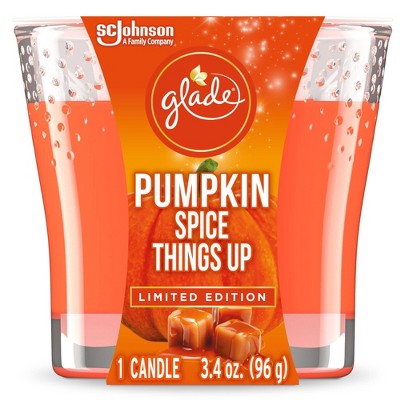 Glade Pumpkin Spice Things Up Candle - 3.4oz