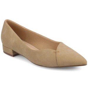 Journee Women's Carmin Medium and Wide Width Dress Flats - 1 of 4