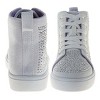 Kensie Girl Glitzy Girls Lace-Up High-Top Sneakers with Rhinestone Details (Toddler' Sizes) - 3 of 4