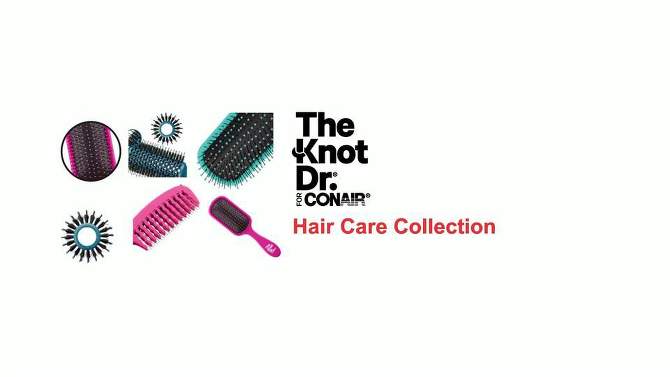 Conair The Knot Dr. for Conair Pro Detangling Hair Brush, 2 of 5, play video
