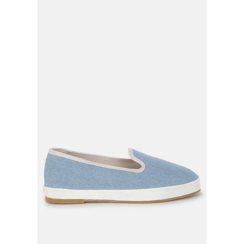 Женские туфли London Rag Womens Palin Denim Slip On Loafers 10