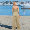 Women's Elegant Square Neck Jumpsuit for Casual Summer Look - Cupshe - 3 of 4