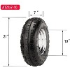 Garvee 25x8-12 6PR ATV Tires, 25x8x12 All Terrain ATV UTV Off-Road Tires(Set of 2, Tubeless) - 2 of 2