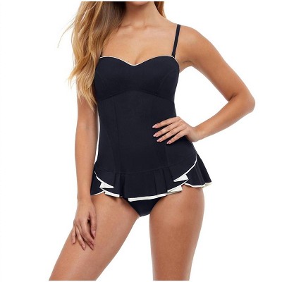 Women's Bandeau Strapless Shirred Swimdress - Profile By Gottex