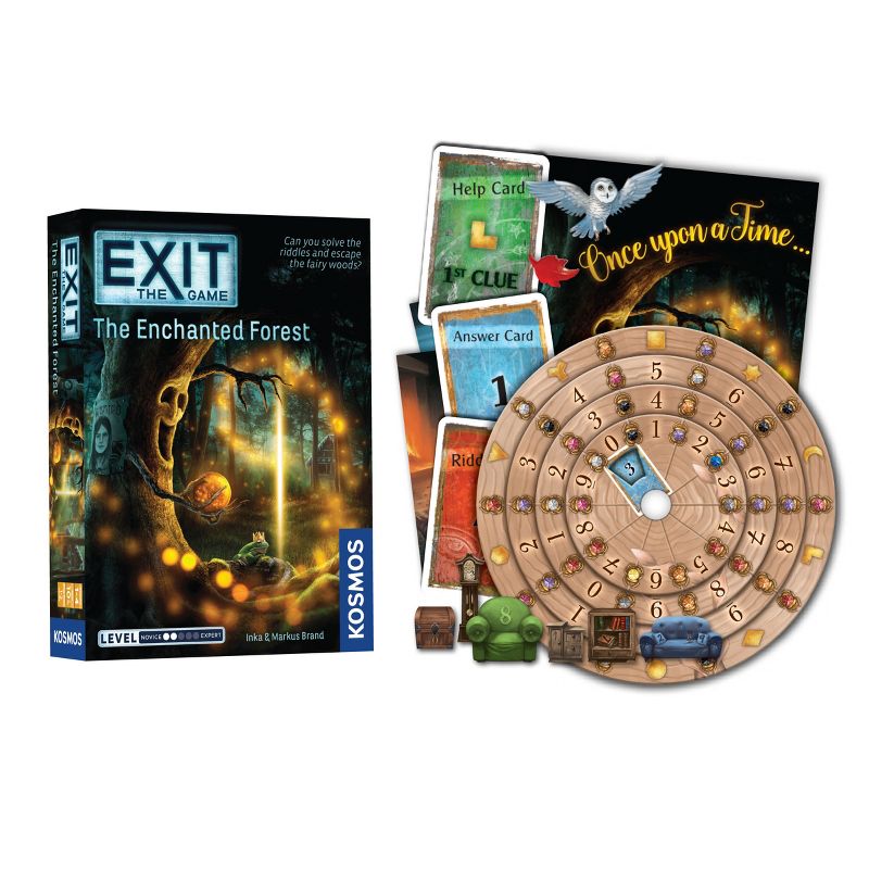 Thames & Kosmos EXIT: The Game, Season 4. Four-Pack: Theft on the Mississippi, The Stormy Flight, The Cemetery of the Knight, and The Enchanted Forest, 4 of 6