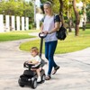 Safstar Kids Ride on Push Car w/Horn & Start-up Sound Under-seat Storage Push Handle - 4 of 4