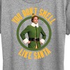Women's - ELF - Christmas You Don't Smell Like Santa Short Sleeve Graphic T-Shirt - 2 of 4