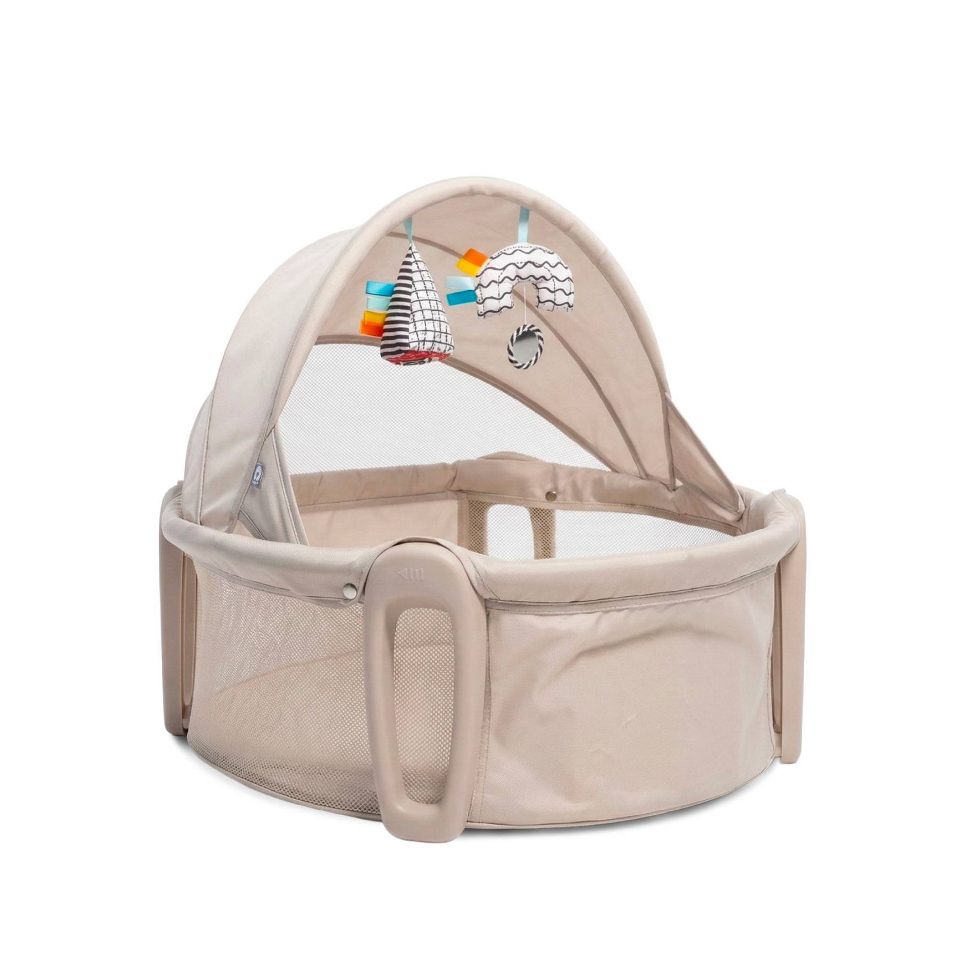 Boppy Cozy Cabana Portable Baby Bed Bassinet - Tan