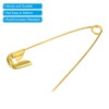 Unique Bargains Metal DIY Blankets Crafts Brooch Making Home Sewing Nickle Plated Safety Pins 200 Pcs - 4 of 4