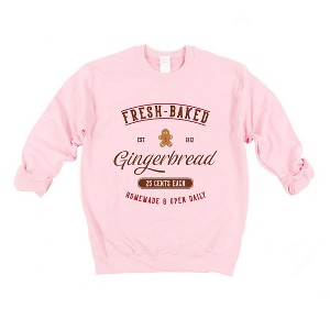 Simply Sage Market Women's Graphic Sweatshirt Fresh Baked Gingerbread - 1 of 4