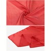 INSPIRE CHIC Women's Solid Color Satin Large Square Scarf Neckerchief Bandanas 35"x35" - 4 of 4