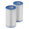Intex 1500 GPH Easy Set Pool Filter Pump System for Above Ground Swimming Pools with GFCI and Type A or C Filter Cartridge Replacements (2 Pack) - 4 of 4