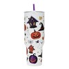 Halloween Scary Icons 40 Oz White Stainless Steel Tumbler with Handle - image 2 of 4