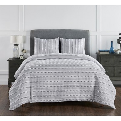 Tufted Twin Comforter Set (68x90 inches), 2 Pieces- Soft Cotton