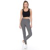 Slickblue Women's High-Waisted Yoga Style Leggings, One Size, Banded Lined Knit, Brown/Black/Grey/Snake Skin/Tie Dye - 2 of 4