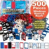 SCS Direct Windows, Doors, and Roof Bricks Set for Modular House Building - w Over 500 Pieces of Unique Doors and Windows- Use with All Major Brands - 2 of 4