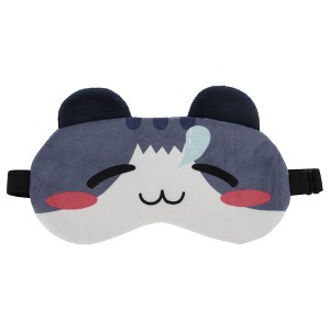 Unique Bargains Soft Cartoon Sleep Mask Snotlout Cat Gray Blue 1 Pc - 1 of 4