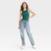 Women's Open Back Ribbed Tank Top - Wild Fable™ - 3 of 3