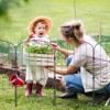 VEVOR Garden Fence, 24in(H) x30ft(L) Animal Barrier Fence, Underground Decorative Garden Fencing with 2 Inch Spike Spacing, Metal Dog Fence, 28 Pack - 2 of 4