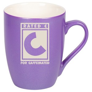 100 North Passion Purple Metallic Finish, 10 Ounce, Comfortably Fits Your Hands, New Bone China Coffee Tea Cup Mug, Rated C For Caffeinated - 1 of 1