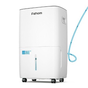 Fehom 80-150 Pint Energy Star Smart Dehumidifier with Auto Swing and Defrosting for Basements or Wet Spaces - 1 of 4