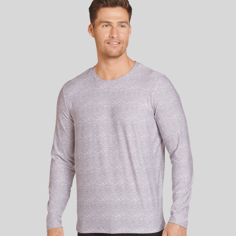 Photos - Other Textiles Jockey Generation™ Men's Ultrasoft Long Sleeve T-Shirt - Heathered Gray M