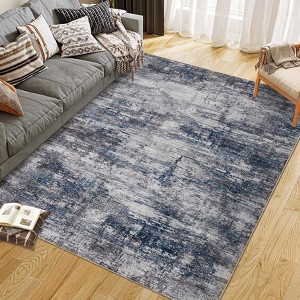 Area Rugs for Living Room Rug Washable: Abstract Tumble Large Rug for Dining Room Bedroom Carpet - 1 of 4