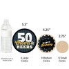 Big Dot of Happiness Cheers and Beers to 50 Years - 50th Birthday Party Giant Circle Confetti - Party Decorations - Large Confetti 27 Count - 3 of 4