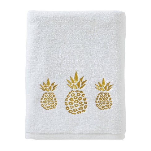 pineapple towels bath